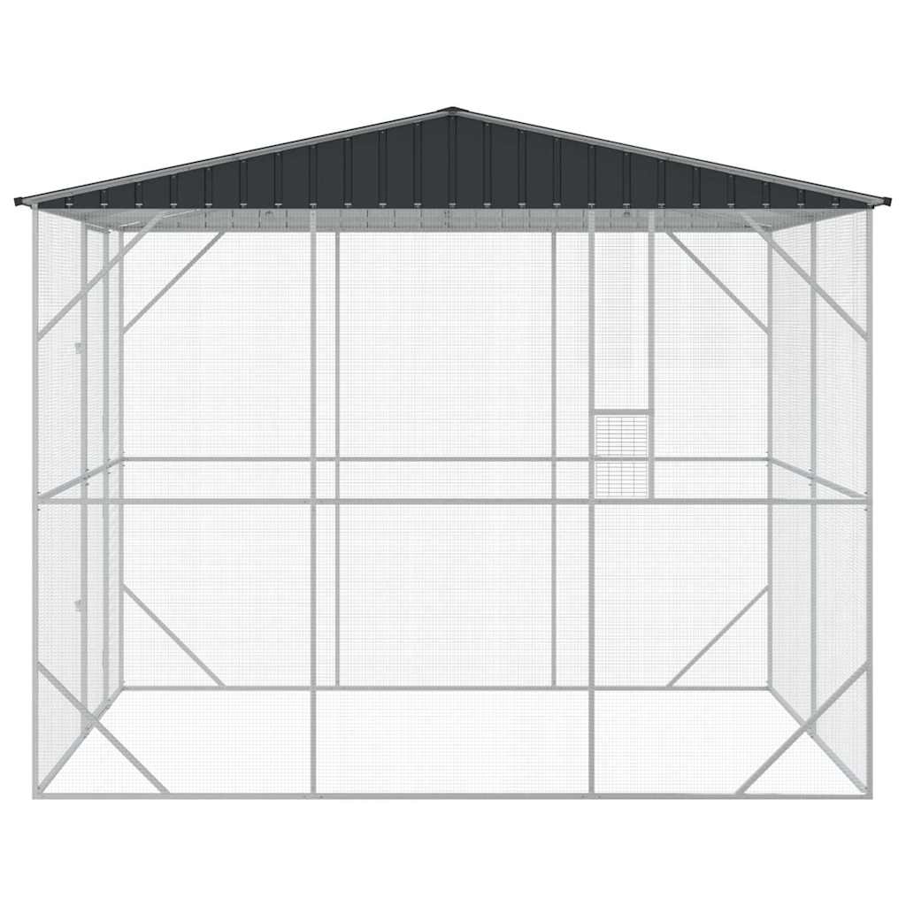 Κλουβί Πουλιών Ανθρακί 227 x 310 x 247 εκ