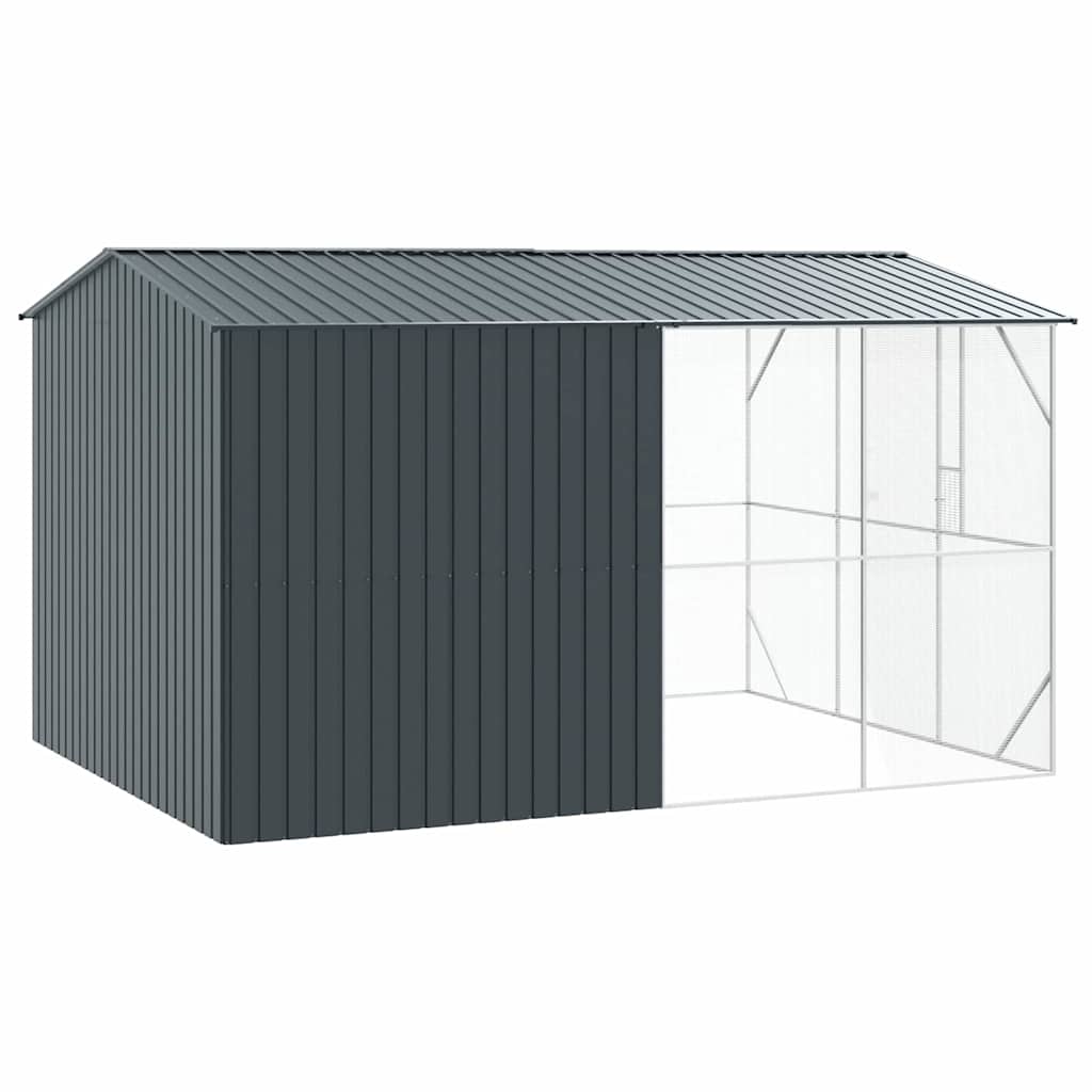 Κλουβί Πουλιών Ανθρακί 430 x 310 x 247 εκ Επικαλυμμένος Χάλυβας