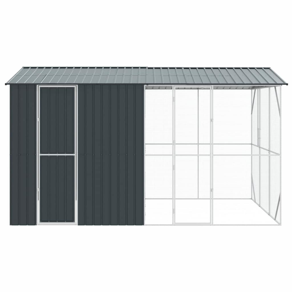 Κλουβί Πουλιών Ανθρακί 430 x 310 x 247 εκ Επικαλυμμένος Χάλυβας