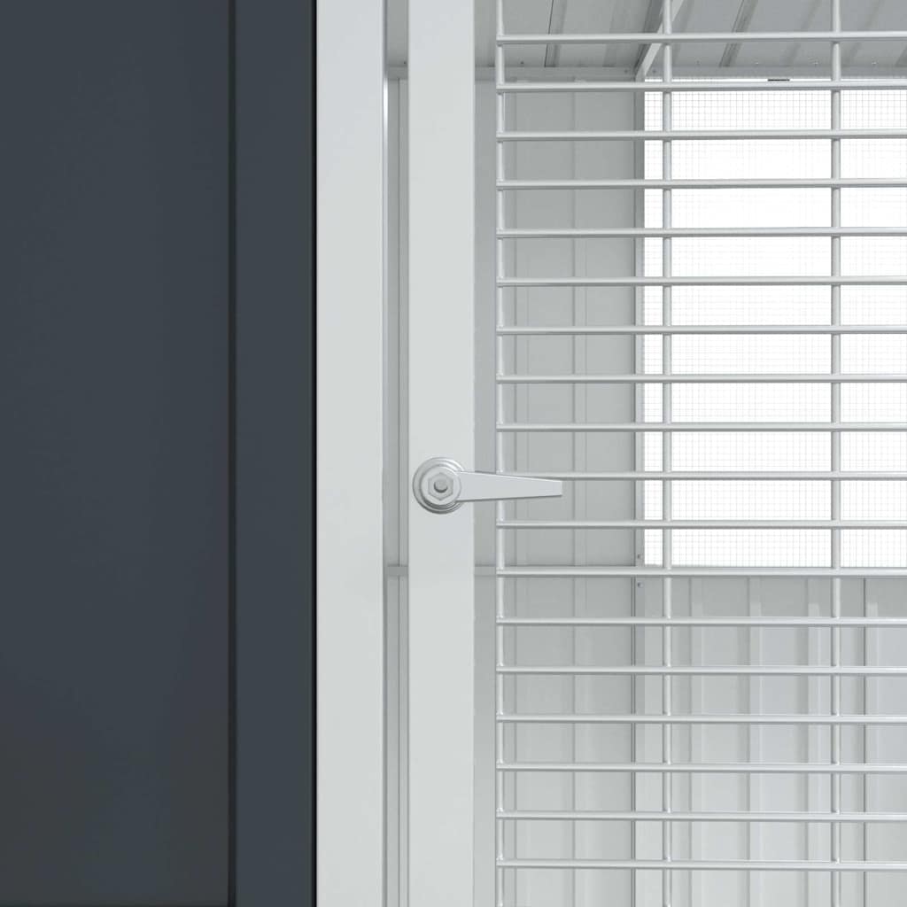 Κλουβί Πουλιών Ανθρακί 215 x 209 x 230 εκ Επικαλυμμένος Χάλυβας