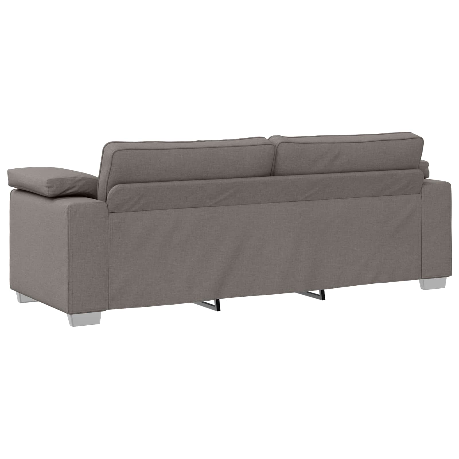 Καναπές 2 τμχ. Taupe ύφασμα