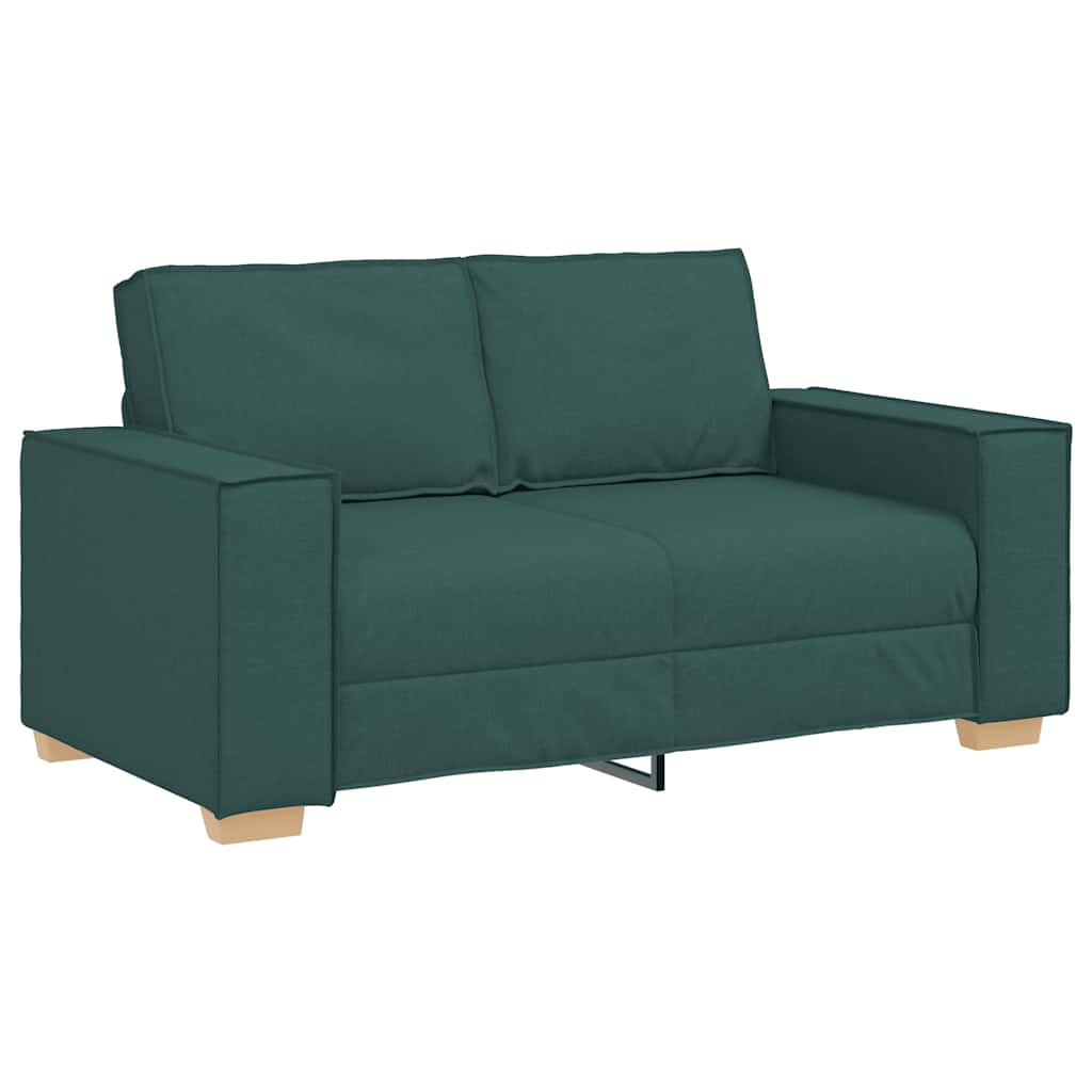 Διθέσιος Καναπές Σκούρο Πράσινο 160x78x84 εκ. Ύφασμα