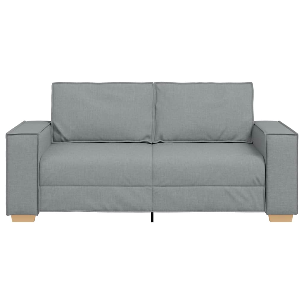 Διθέσιος Καναπές Ανοιχτό Γκρι 180x78x84 εκ. Υφασμάτινος