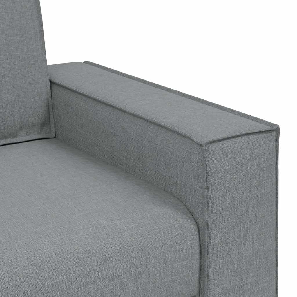Διθέσιος Καναπές Ανοιχτό Γκρι 180x78x84 εκ. Υφασμάτινος
