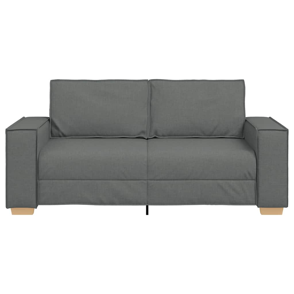 Διθέσιος Καναπές Σκούρο Γκρι 180x78x84 εκ. Υφασμάτινος