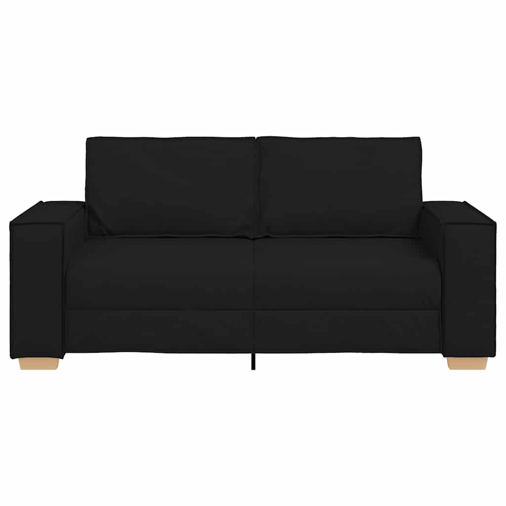 Διθέσιος Καναπές Μαύρος 180x78x84 εκ. από Ύφασμα