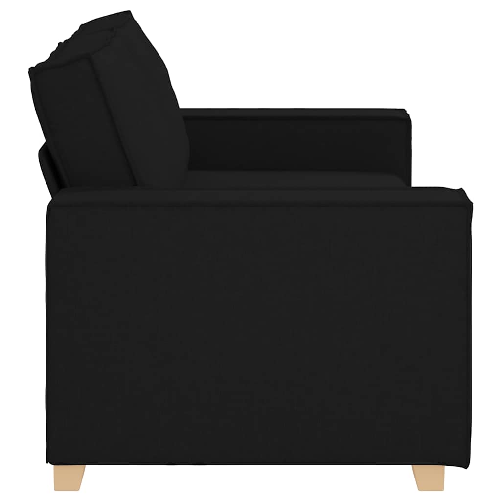Διθέσιος Καναπές Μαύρος 180x78x84 εκ. από Ύφασμα