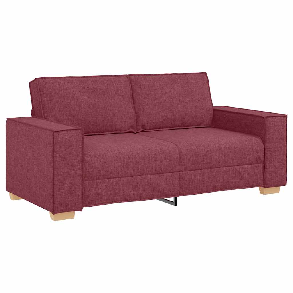 Διθέσιος Καναπές Κόκκινος 180x78x84 εκ. από Ύφασμα