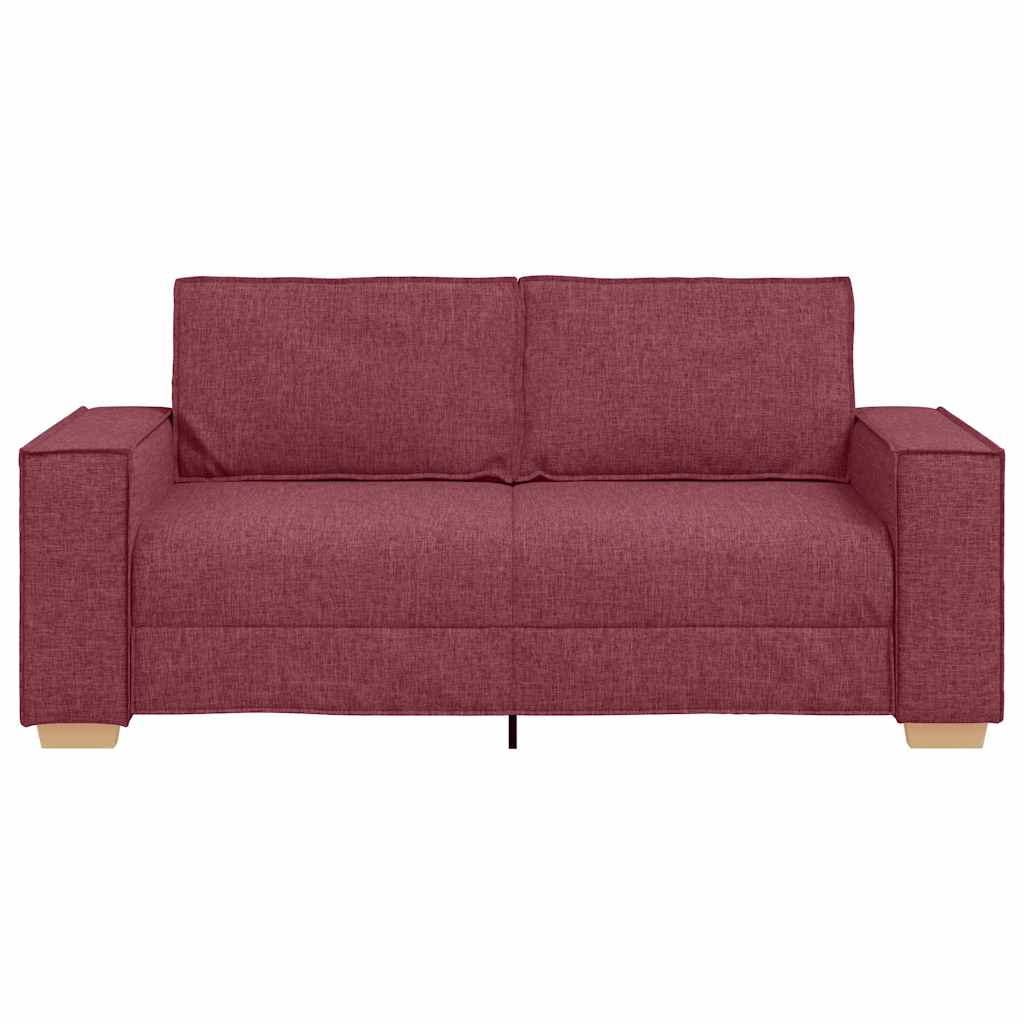 Διθέσιος Καναπές Κόκκινος 180x78x84 εκ. από Ύφασμα