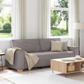3-Θέσιος καναπές Taupe 220 cm ύφασμα