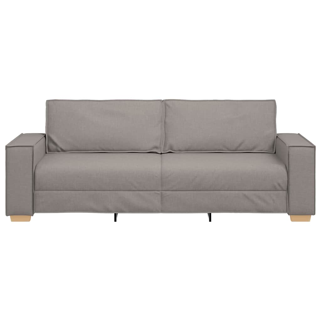 3-Θέσιος καναπές Taupe 220 cm ύφασμα