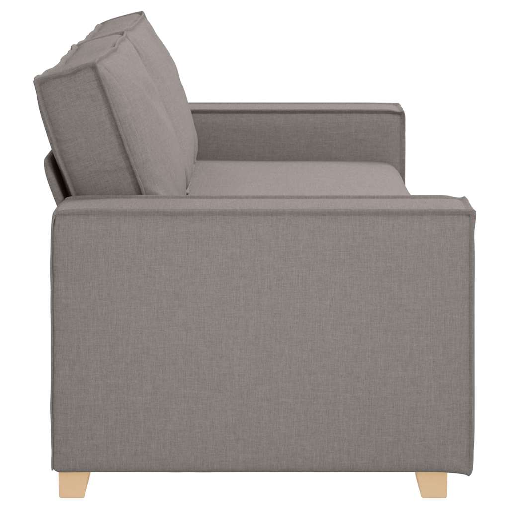 3-Θέσιος καναπές Taupe 220 cm ύφασμα