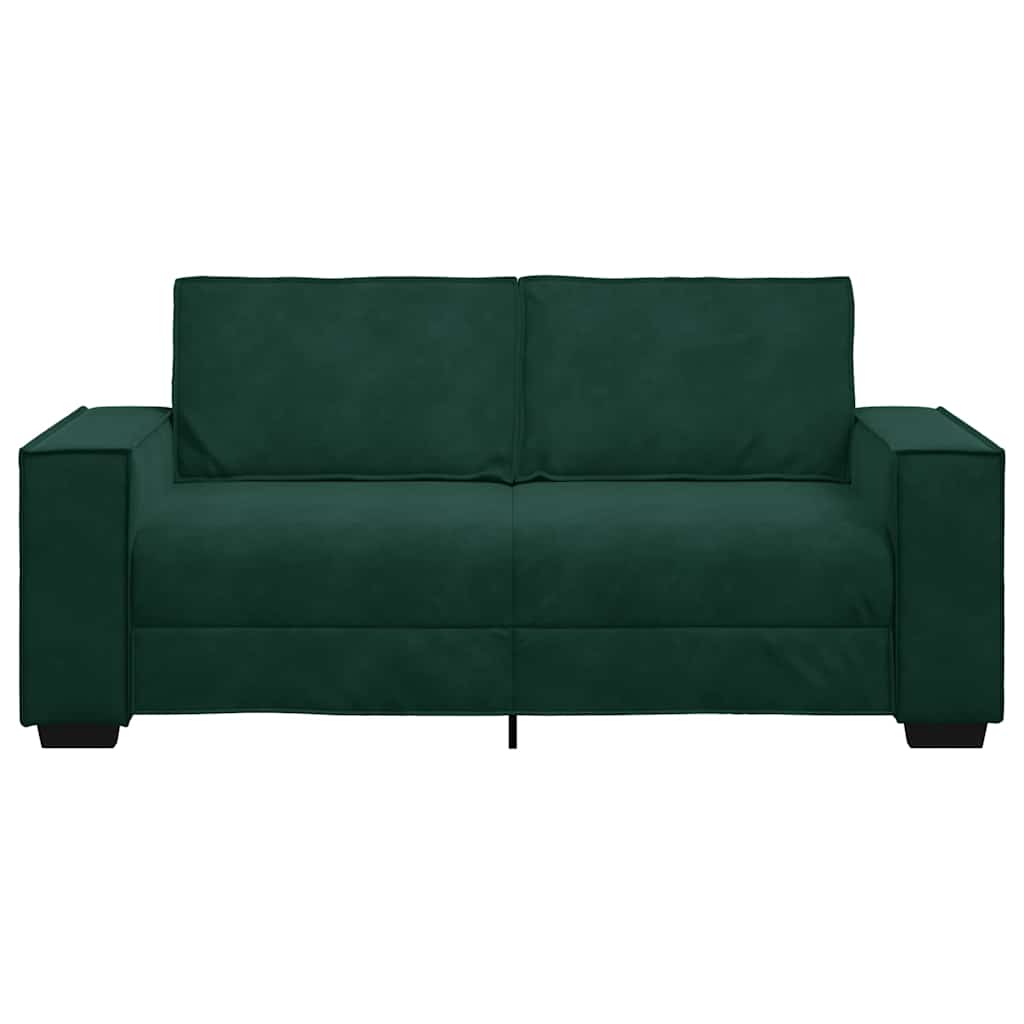 Διθέσιος Καναπές Σκούρο Πράσινο 180x78x84 εκ. Βελούδο