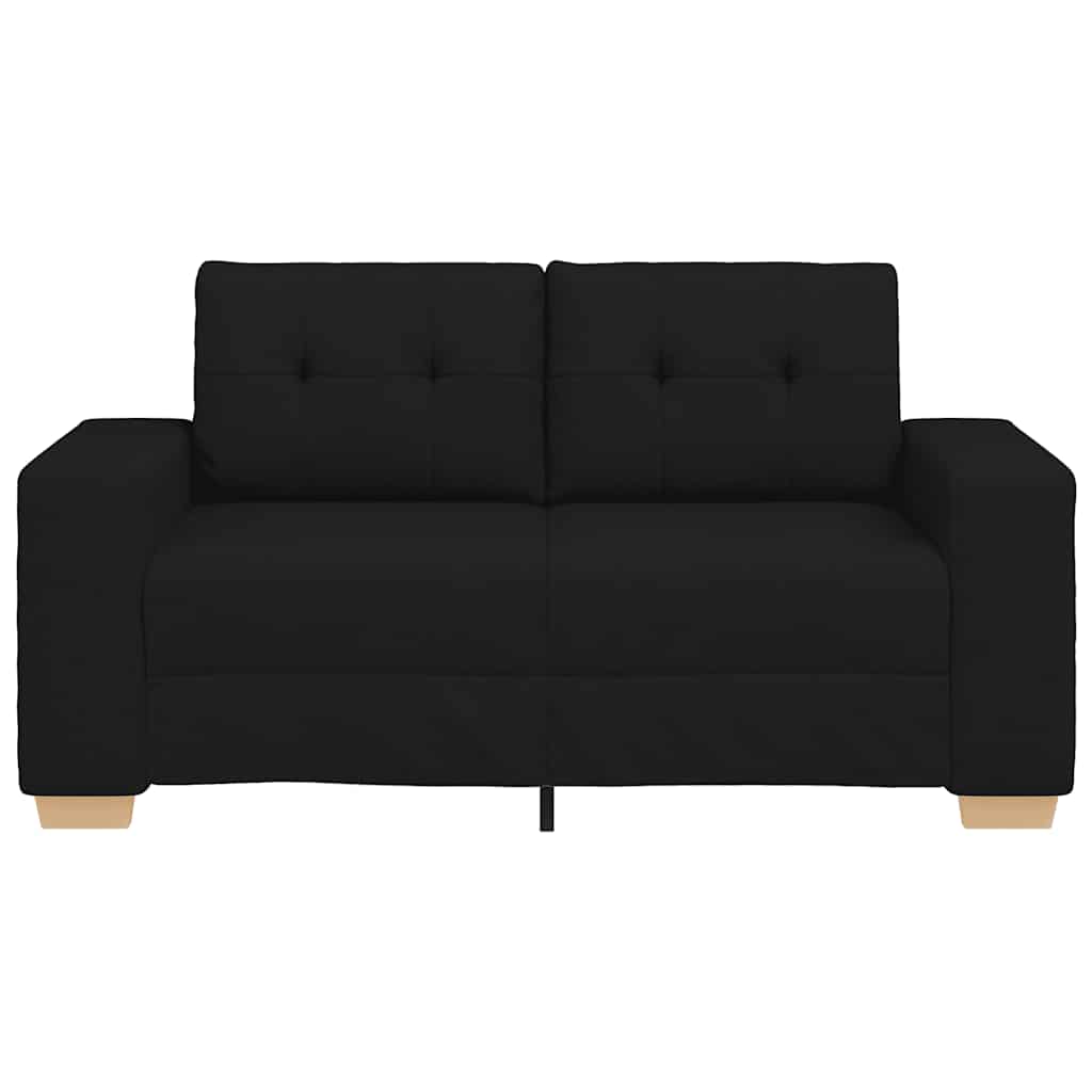 Καναπές Διθέσιος Μαύρος 160 x 77 x 82 εκ. από Ύφασμα