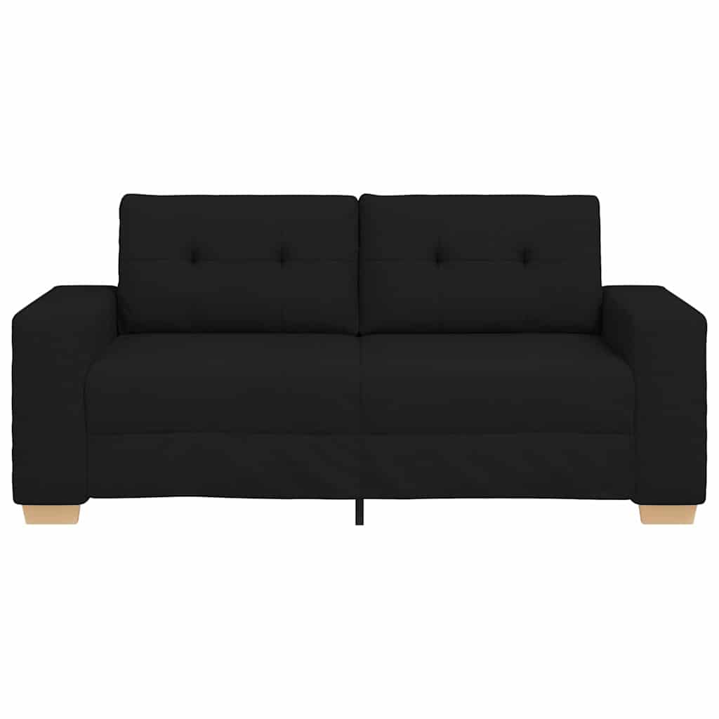 Καναπές Διθέσιος Μαύρος 180x77x82 εκ. από Ύφασμα