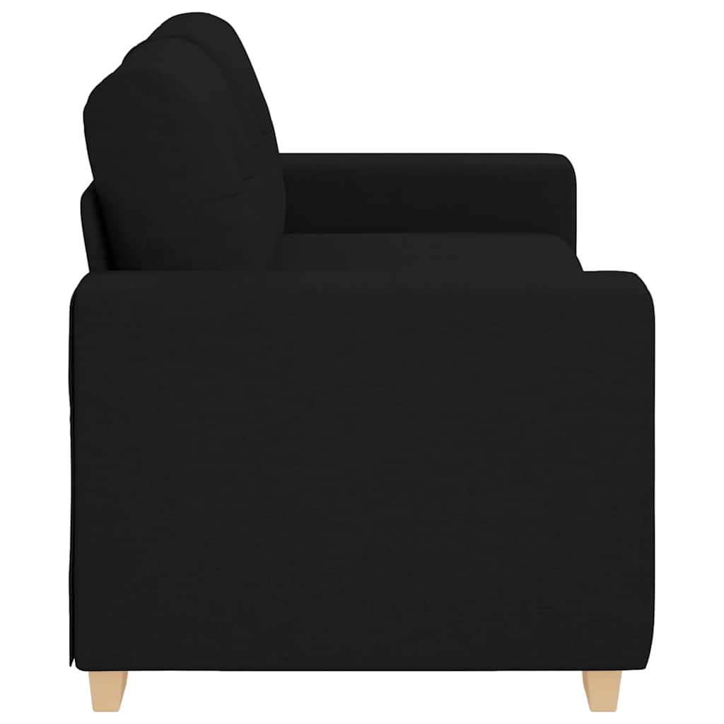 Καναπές Διθέσιος Μαύρος 180x77x82 εκ. από Ύφασμα