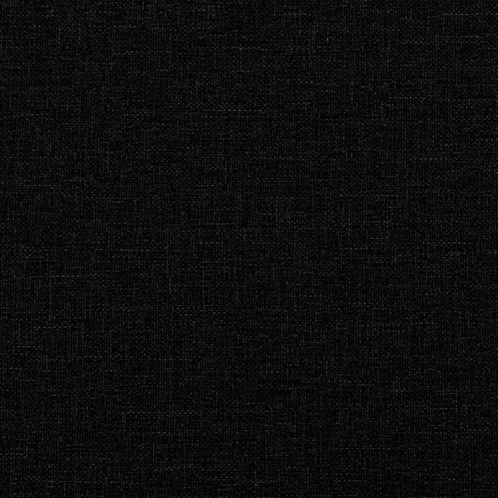 Διθέσιος Καναπές Μαύρος 160x77x82 εκ. Ύφασμα