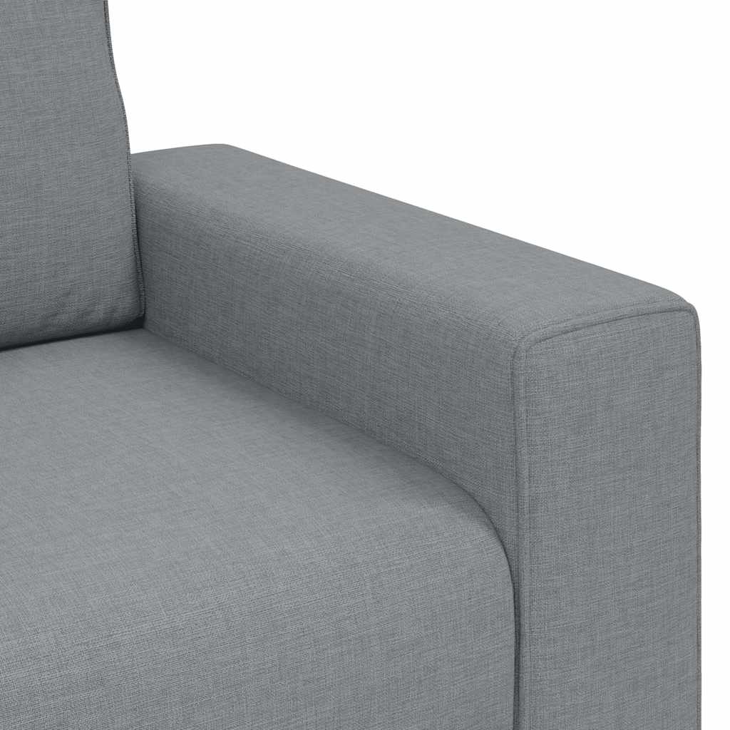 Διθέσιος Καναπές Ανοιχτό Γκρι 180x77x82 εκ. Ύφασμα