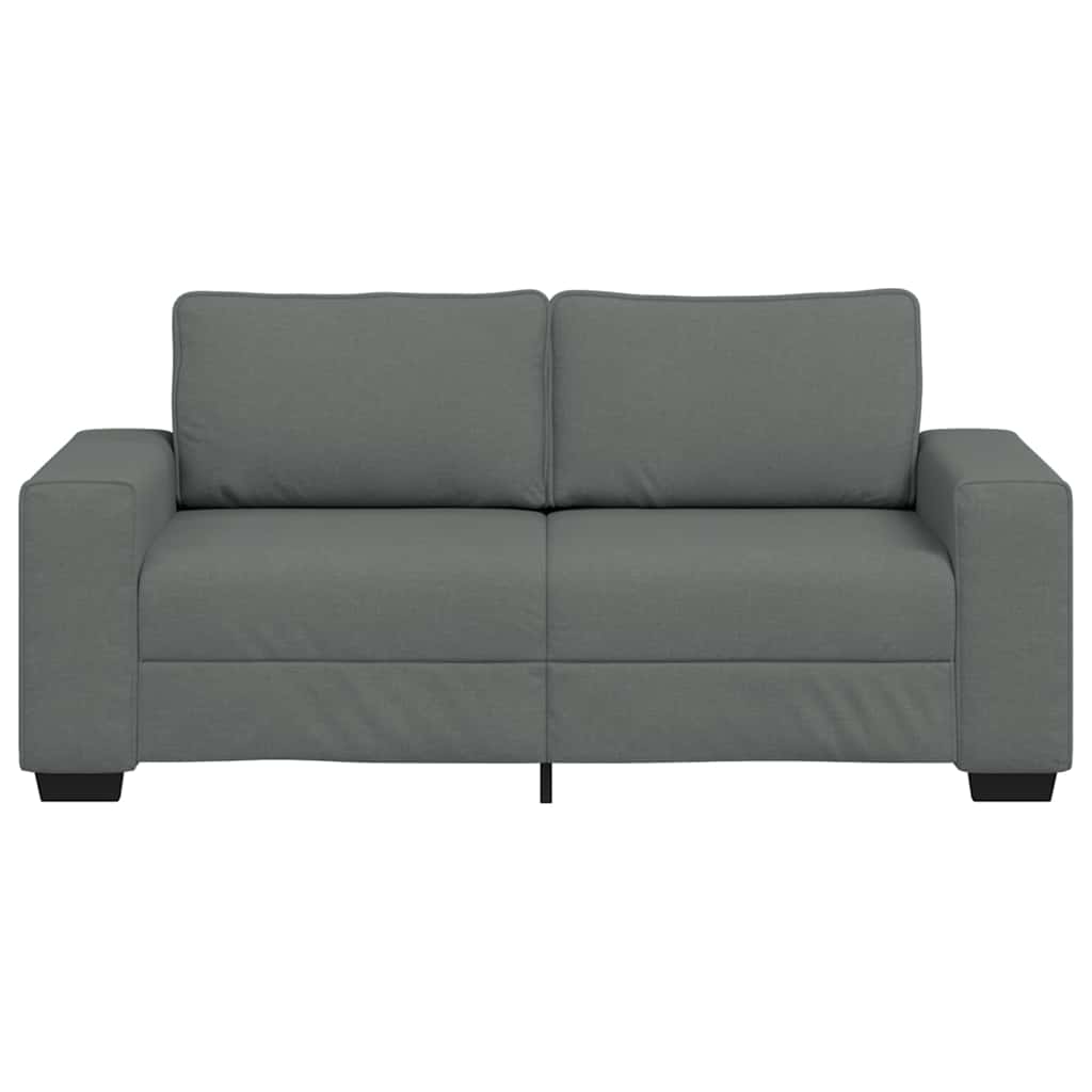 Διθέσιος Καναπές Σκούρο Γκρι 180x77x82 εκ. Ύφασμα