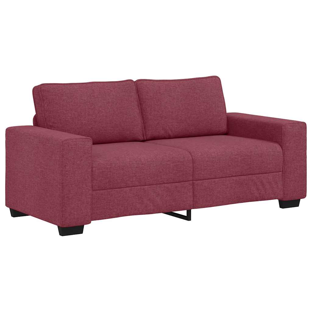 Διθέσιος Καναπές Κόκκινος 180x77x82 εκ. Ύφασμα