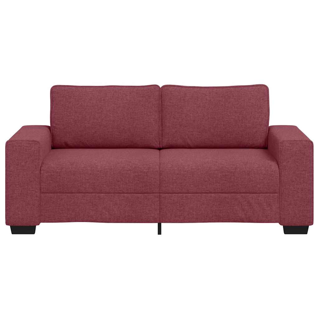 Διθέσιος Καναπές Κόκκινος 180x77x82 εκ. Ύφασμα
