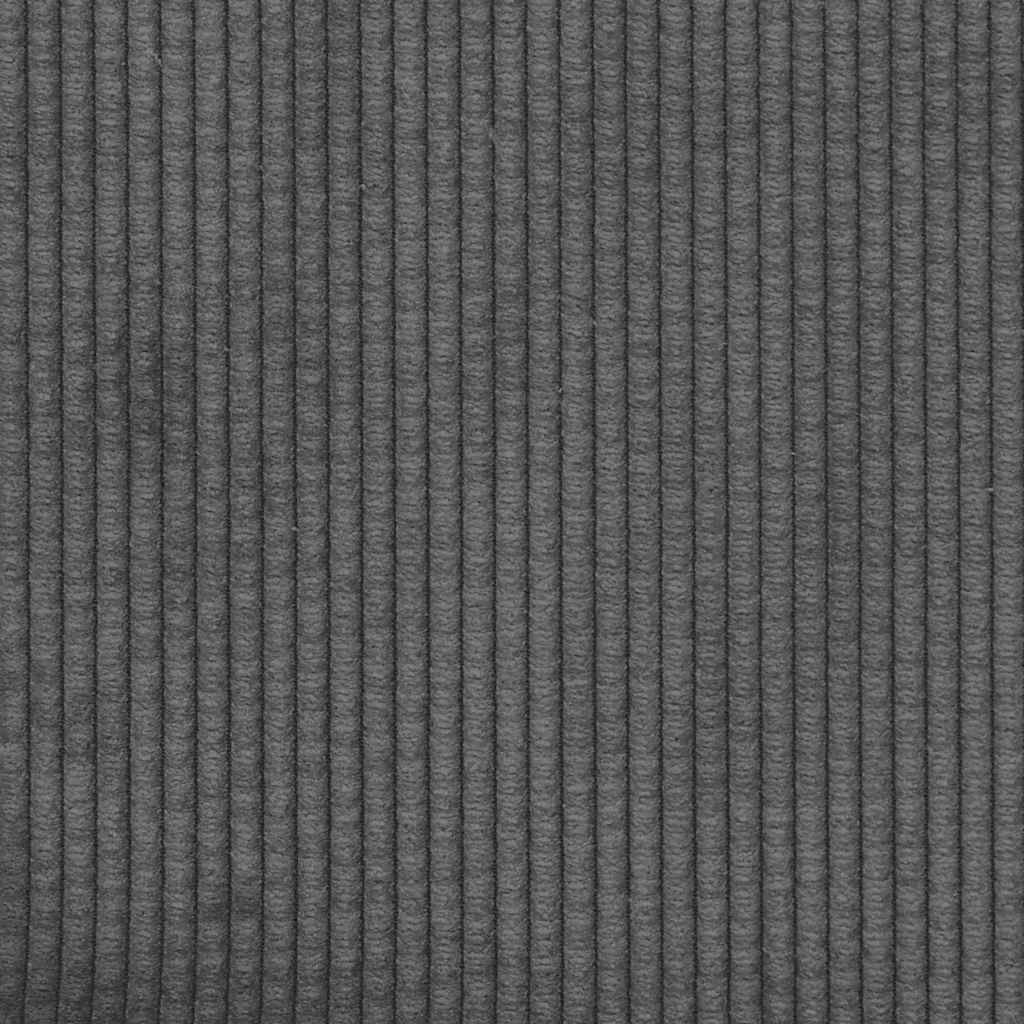 Διθέσιος Καναπές-Σέτ Σκούρο Γκρι 160 x 77 x 82 εκ. από Ύφασμα Κοτλέ