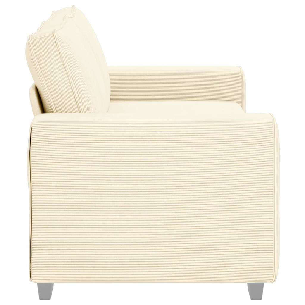 Διθέσιος Καναπές-Διάδρομος Κρεμ 180x77x82 εκ. Ύφασμα Κοτλέ