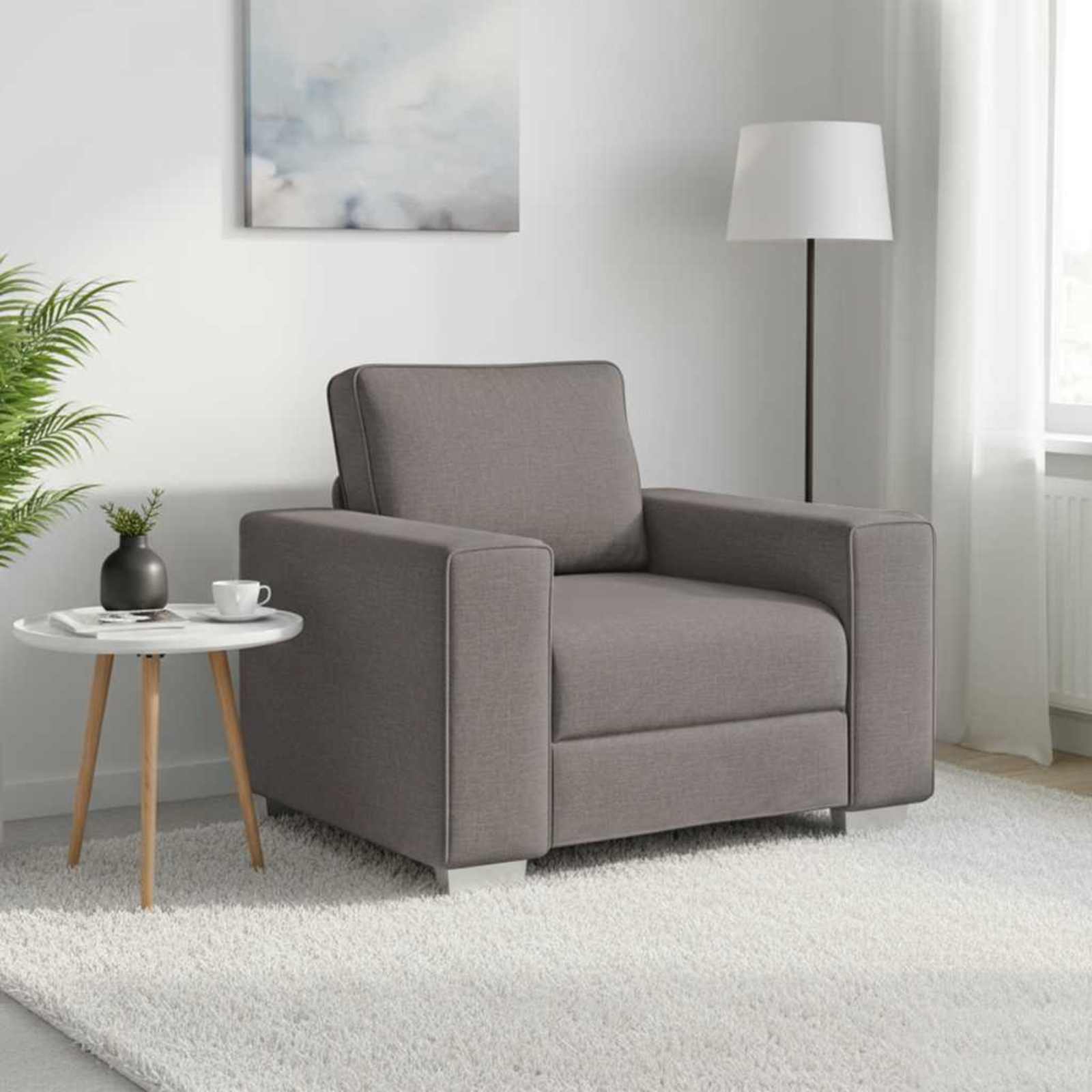Καθίσμα Σαλονιού Taupe 100 cm ύφασμα