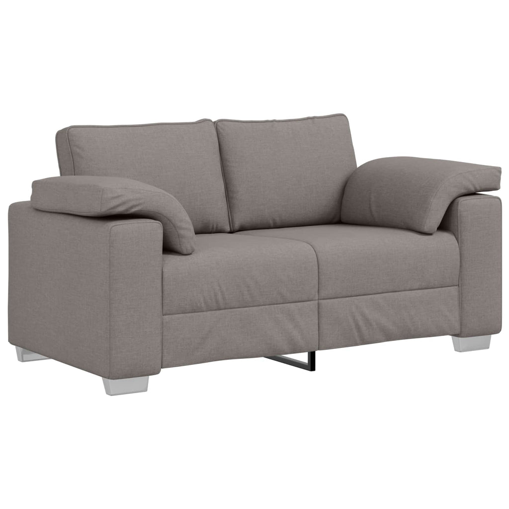 Διθέσιος καναπές Taupe 160 cm ύφασμα