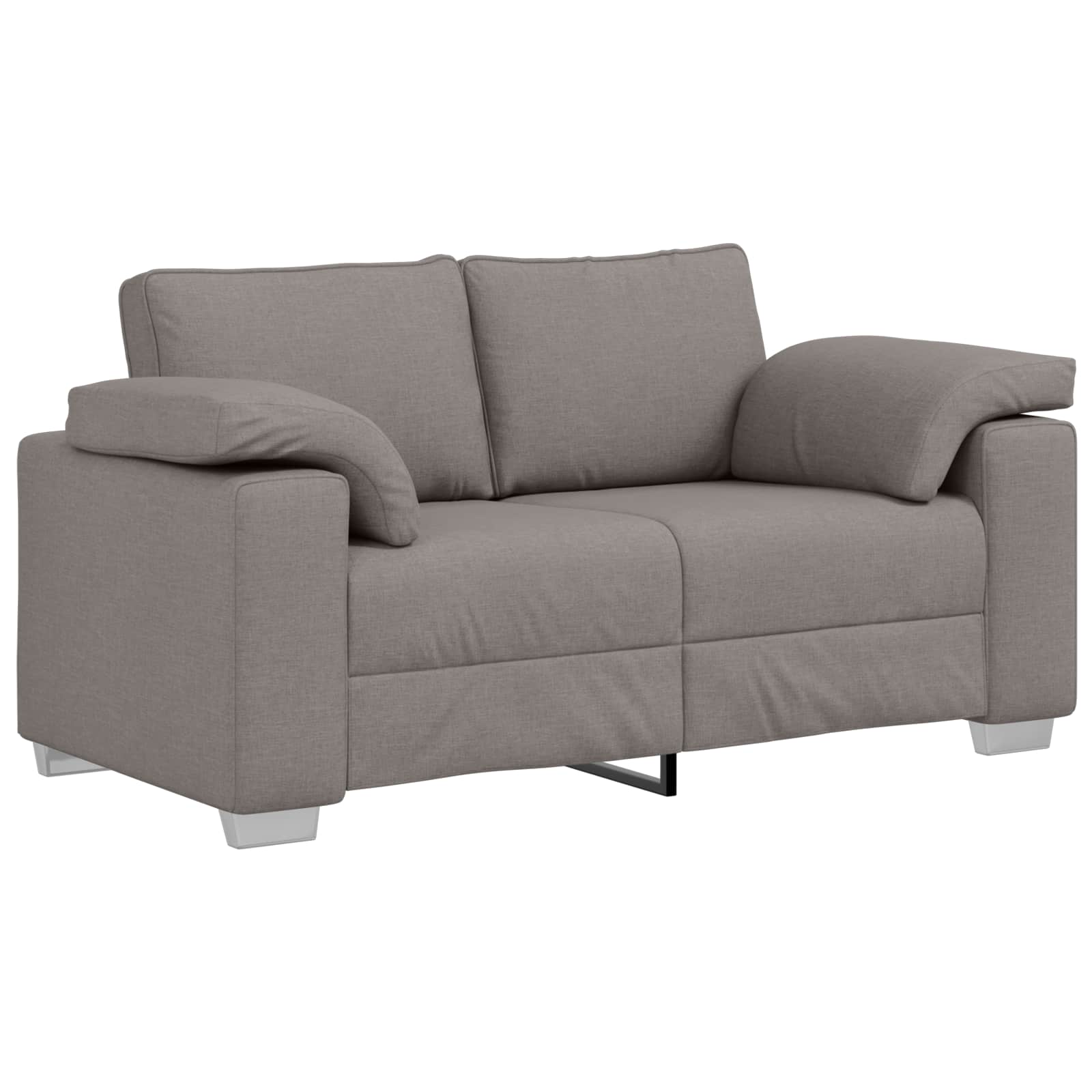 Διθέσιος καναπές Taupe 160 cm ύφασμα