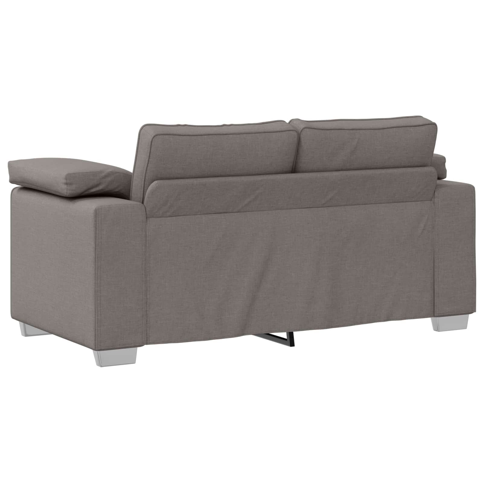 Διθέσιος καναπές Taupe 160 cm ύφασμα