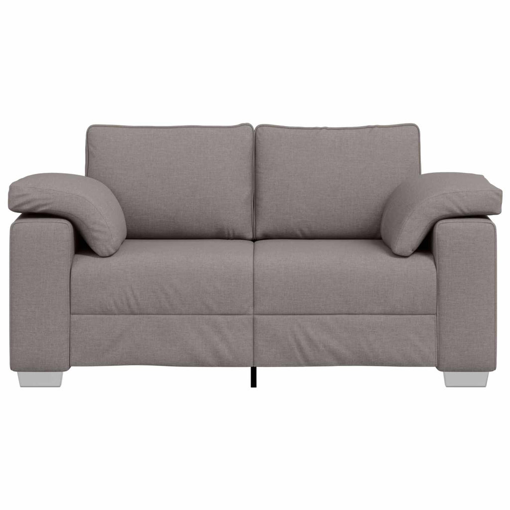 Διθέσιος καναπές Taupe 160 cm ύφασμα