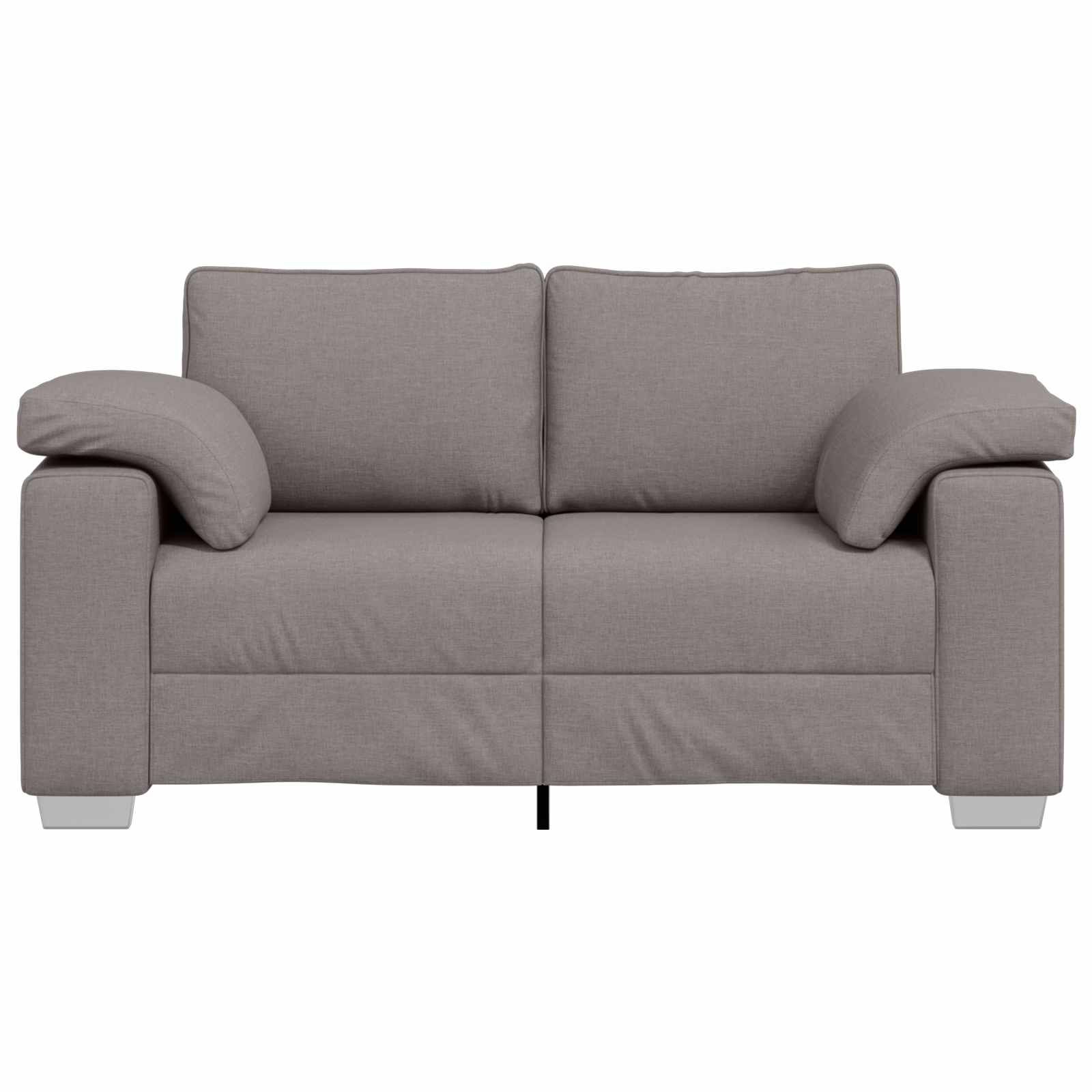 Διθέσιος καναπές Taupe 160 cm ύφασμα