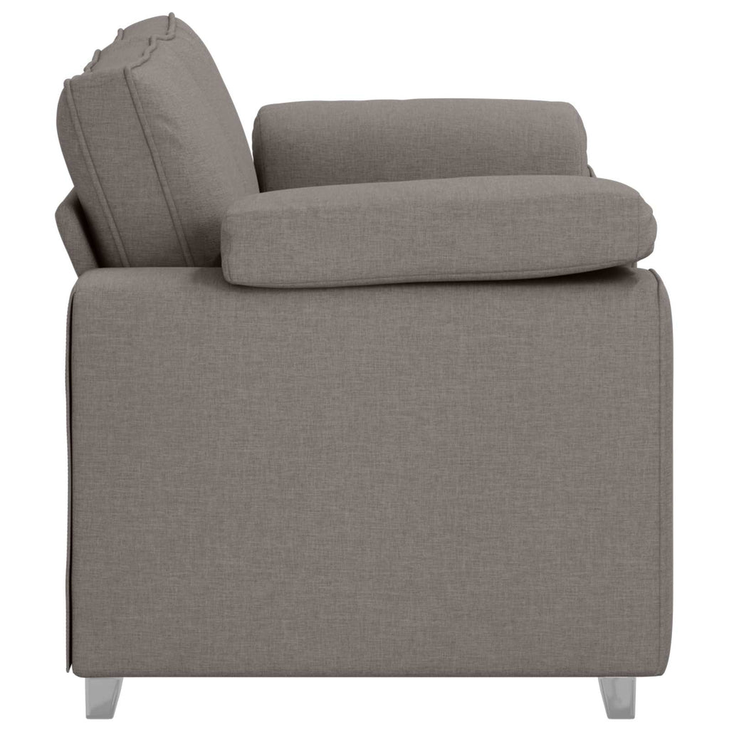 Διθέσιος καναπές Taupe 160 cm ύφασμα