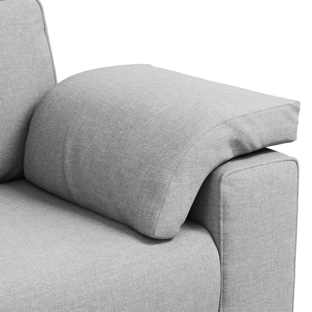 Διθέσιος καναπές Σκίουρος Γκρί 160 cm ύφασμα