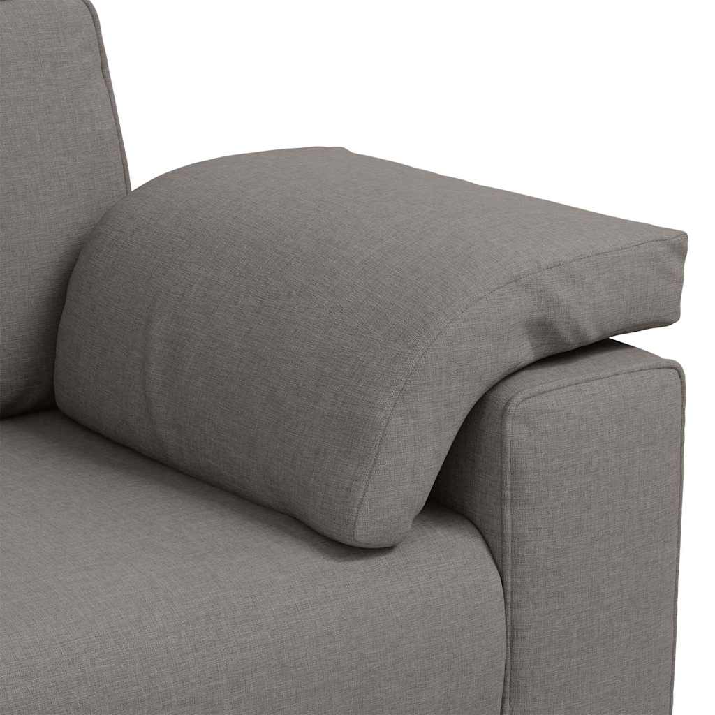 Διθέσιος καναπές Taupe 180 cm ύφασμα