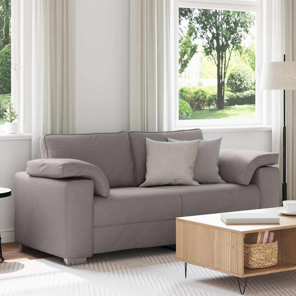 Διθέσιος καναπές Taupe 180 cm ύφασμα