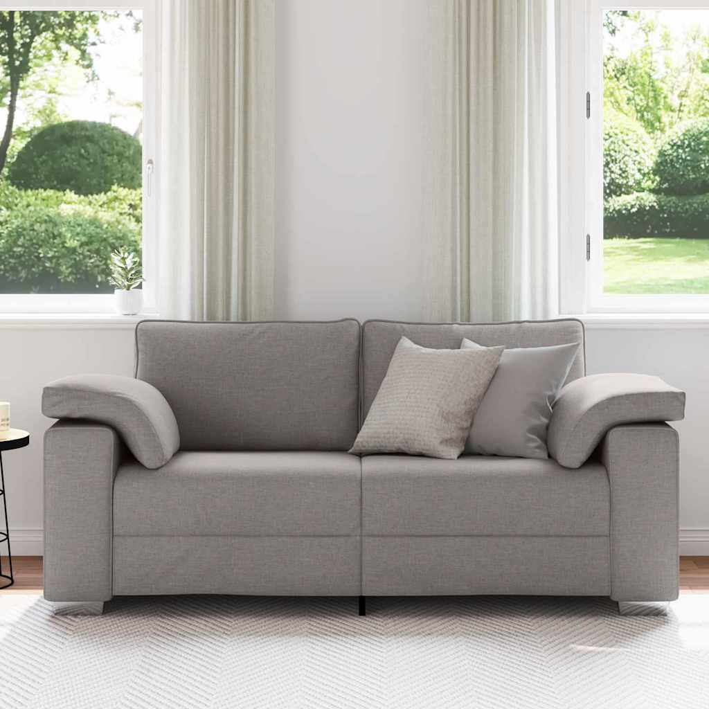Διθέσιος καναπές Taupe 180 cm ύφασμα
