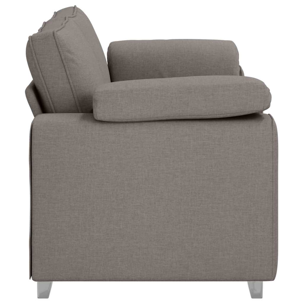 Διθέσιος καναπές Taupe 180 cm ύφασμα