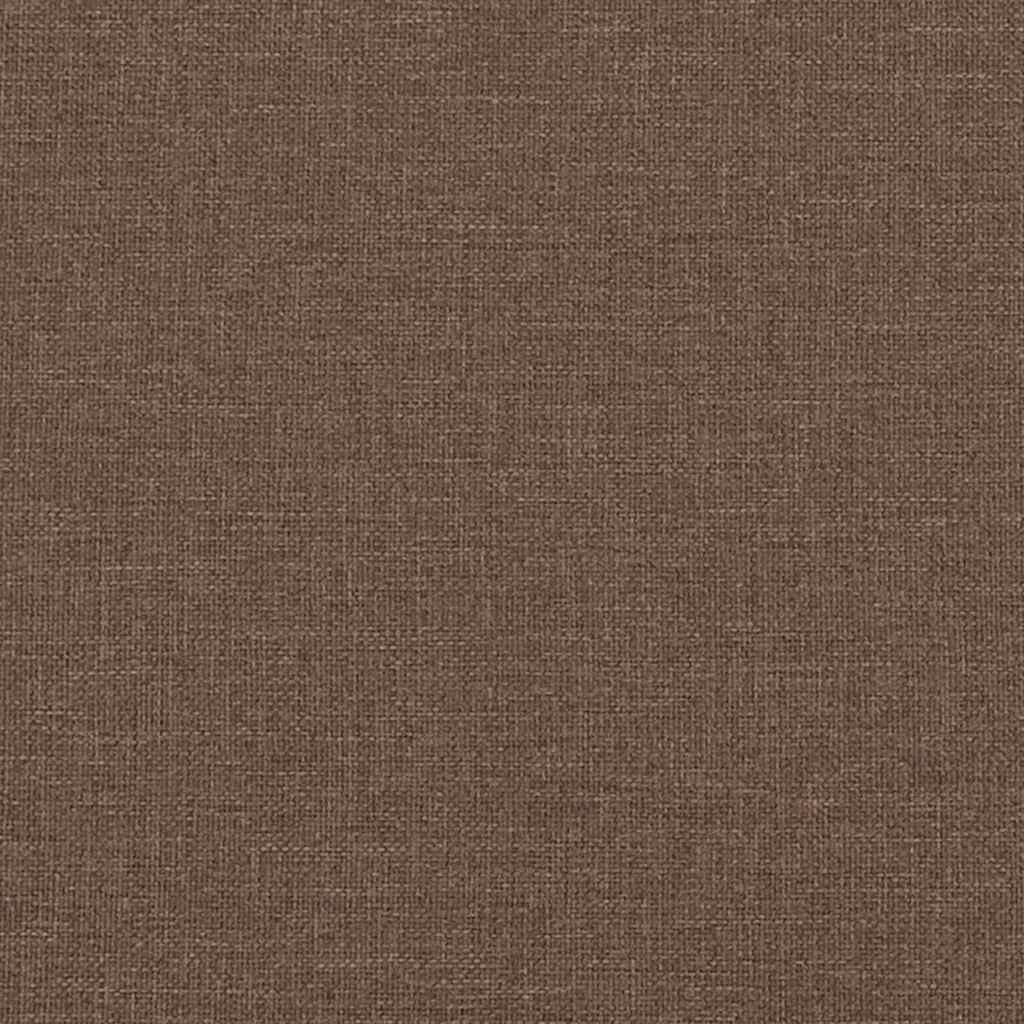 3-Θέσιος καναπές Καφέ 220 cm ύφασμα