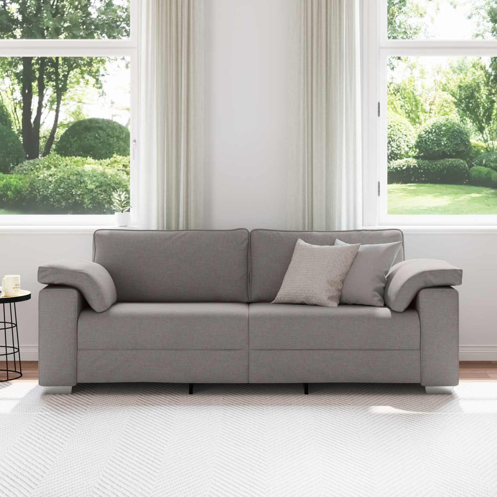 3-Θέσιος καναπές Taupe 220 cm ύφασμα