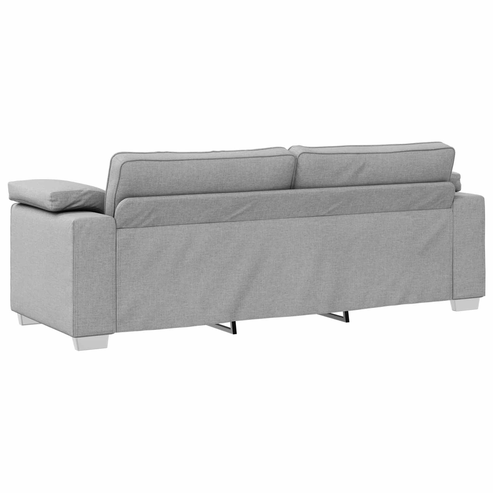 3-Θέσιος καναπές Σκίουρος Γκρί 220 cm ύφασμα