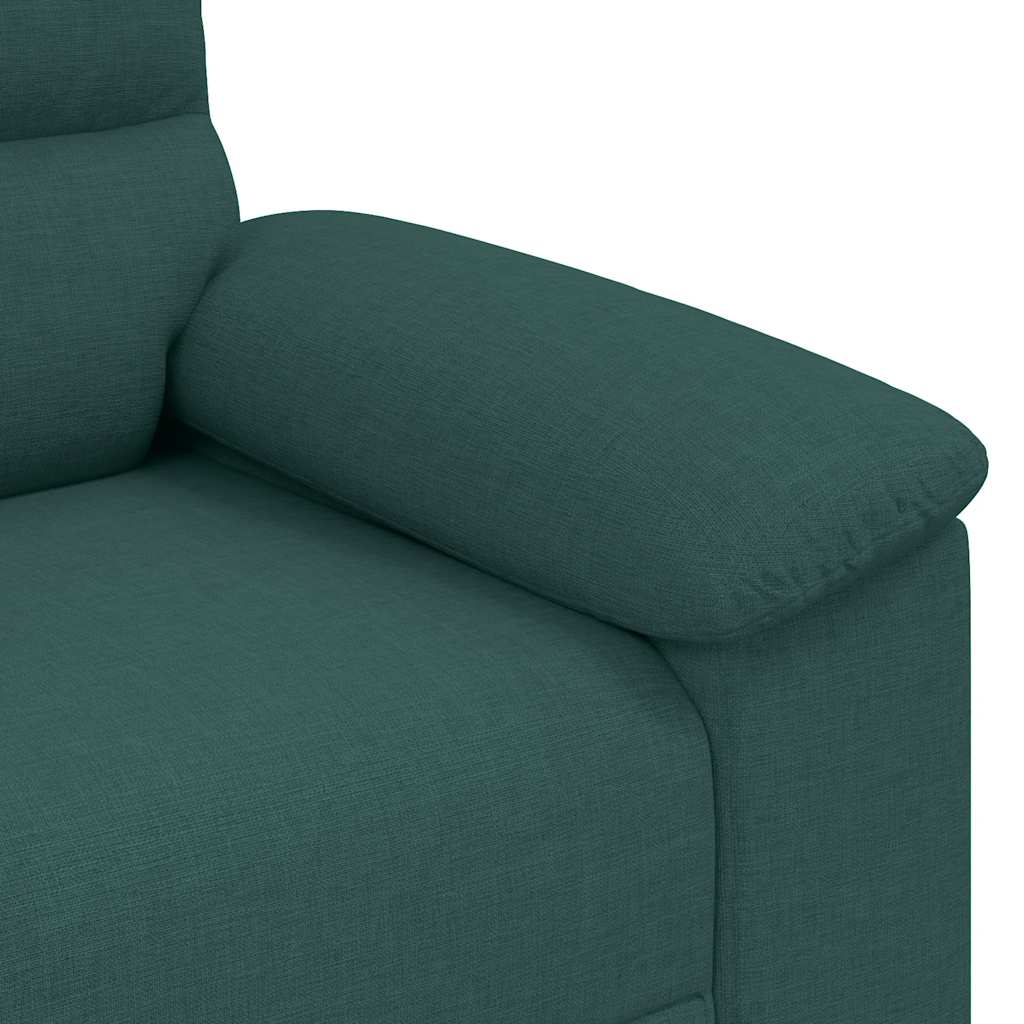 Διθέσιος Καναπές Σκούρο Πράσινο 160x81x84 εκ. Ύφασμα