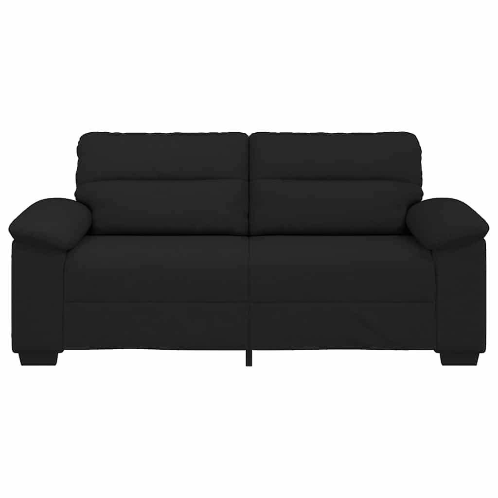 Διθέσιος Καναπές Μαύρος 180x81x84 εκ. Ύφασμα