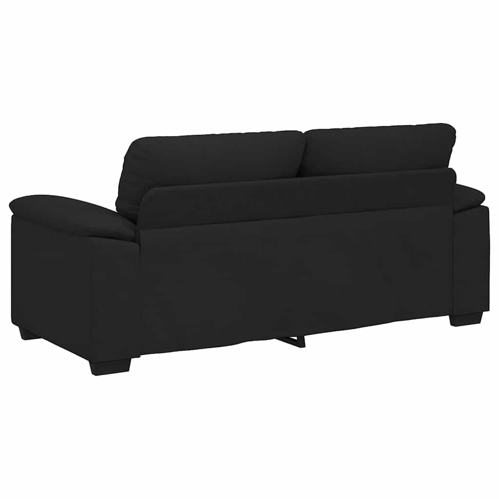 Διθέσιος Καναπές Μαύρος 180x81x84 εκ. Ύφασμα