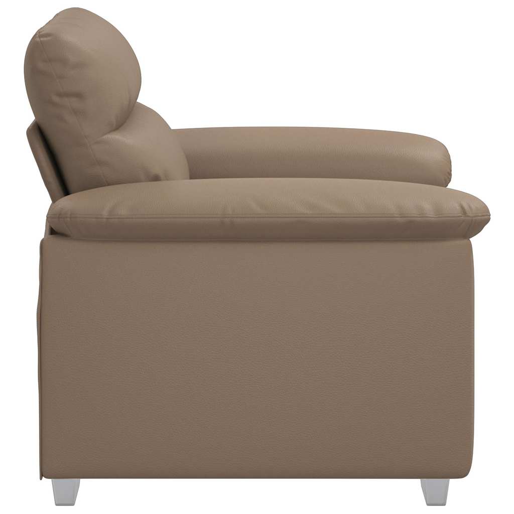 Πολυθρόνα-Καναπέ Cappuccino 100x81x84 εκ. από Συνθετικό Δέρμα