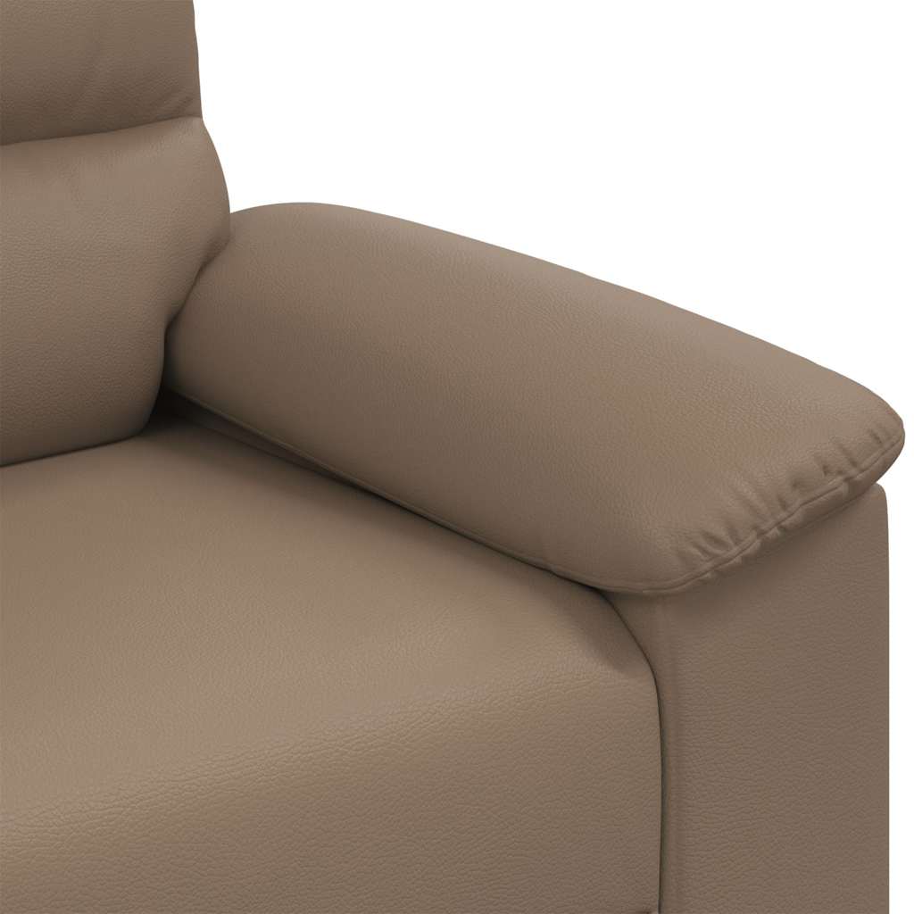 Διθέσιος Καναπές Cappuccino 160x81x84 εκ. από Συνθετικό Δέρμα