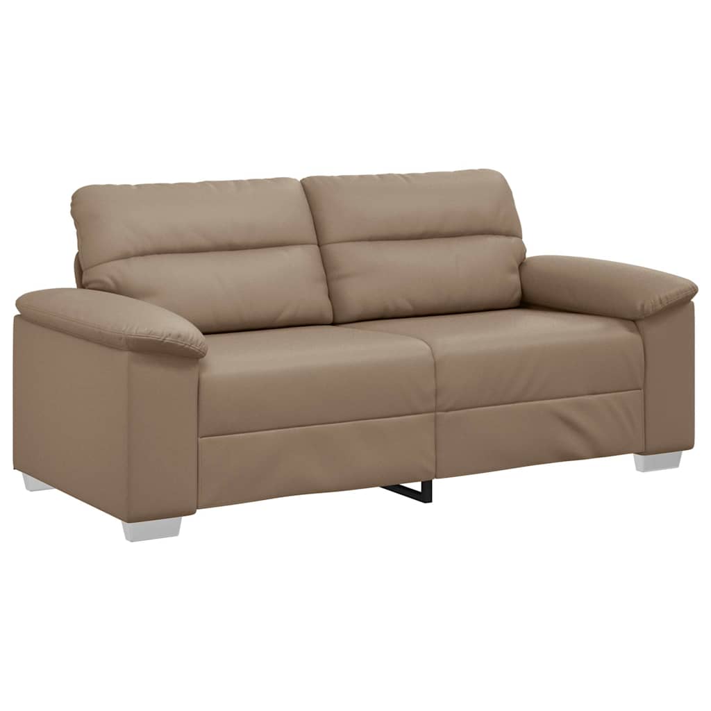 Διθέσιος Καναπές Cappuccino 180x81x84 εκ. από Συνθετικό Δέρμα