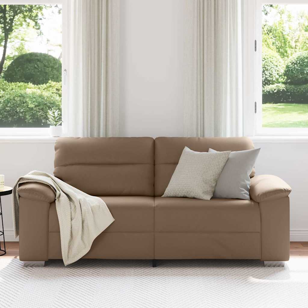 Διθέσιος Καναπές Cappuccino 180x81x84 εκ. από Συνθετικό Δέρμα