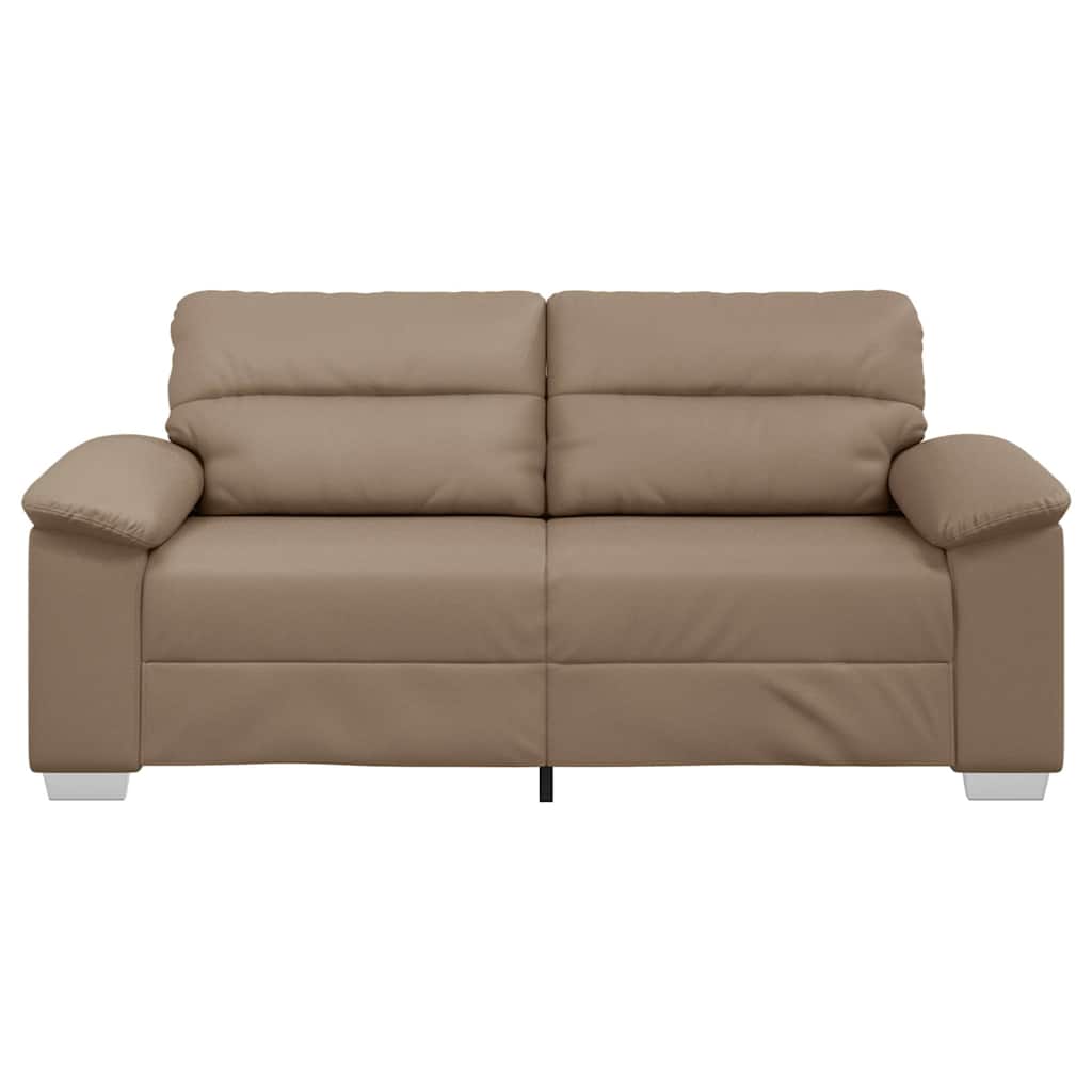 Διθέσιος Καναπές Cappuccino 180x81x84 εκ. από Συνθετικό Δέρμα